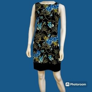 AB STUDIO Floral MOD Shift Tank Dress